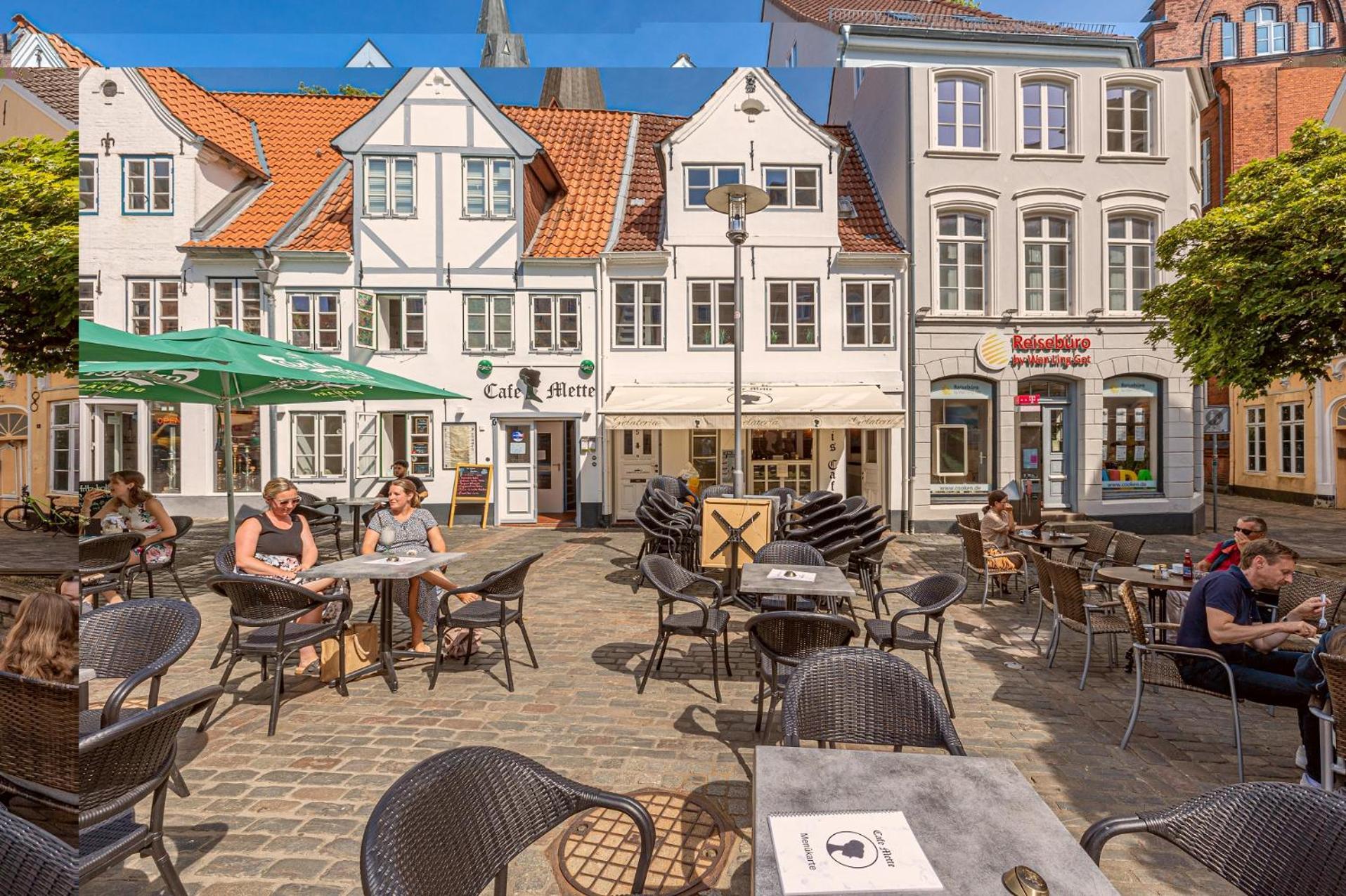Fewo1846 - Kajuete Am Nordermarkt - Maritim Eingerichtetes Studio-Apartment Im Stadtzentrum Flensburg Exterior photo